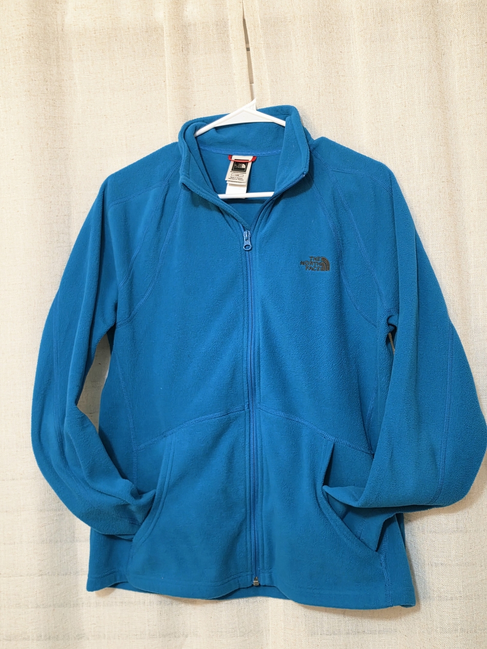 The North Face Women's Teal Fleece Full-Zip Jacket